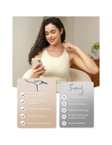 Herramienta de Masaje Lifechill Gua Sha 12.7x6.35cm