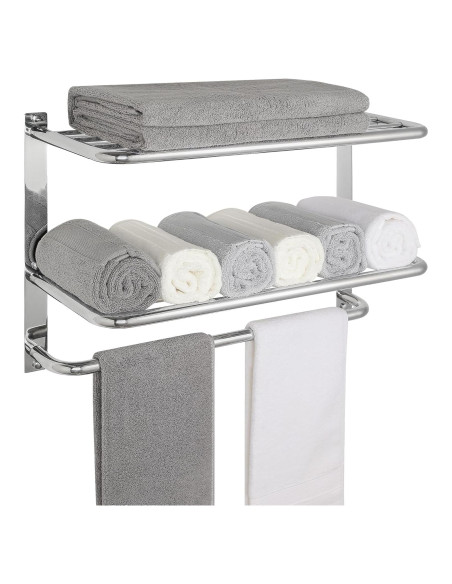 Soporte para Toallas DEWVIE 3 Niveles Acero Inoxidable