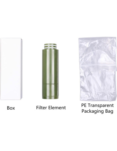 Filtro de Agua Portátil Purewell Survivor - Reemplazo 50000 Galones