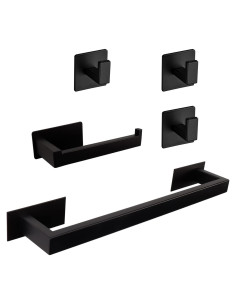 Juego de Accesorios de Baño Vanloory 5 Piezas Acero Inoxidable