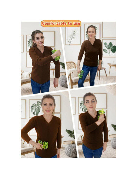 Rodillo de Masaje Bolithui 20 Rodillos Ergonómico Verde