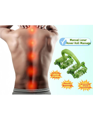 Rodillo de Masaje Bolithui 20 Rodillos Ergonómico Verde