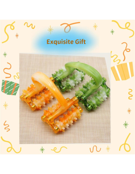 Rodillo de Masaje Bolithui 20 Rodillos Ergonómico Verde