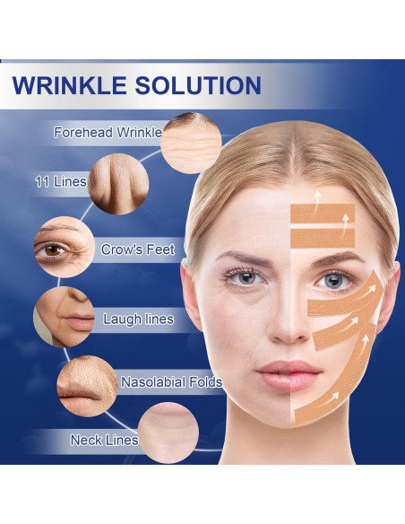 Cinta Facial Antiarrugas TEAWOO | 2 Rollos Beige