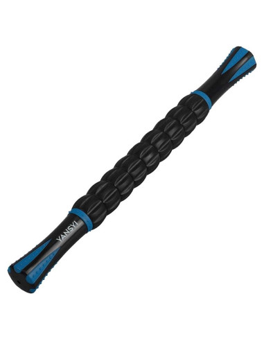 Bastón de Masaje Yansyi - Rodillo Muscular Azul 44x4 cm