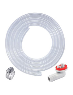 Kit Drenaje AC LitKiwi 3 Pies Tubo Vinilo Conector Ángulo