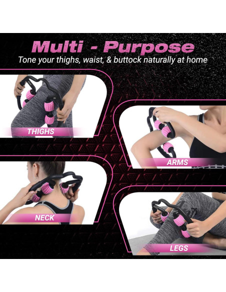 Rodillo de Masaje 4 Ruedas Forza Fit - Alivio Muscular