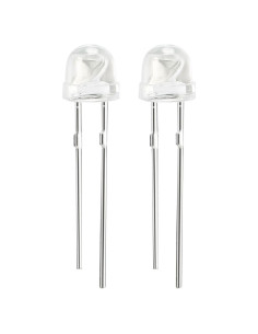 100 Diodos LED Amarillos 5mm uxcell para Electrónica