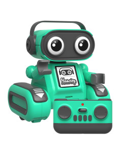 Robot Control Remoto Hasviey Verde 12x9.6x13.2cm 3-8 Años