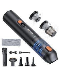 Aspiradora de Coche OXILAM VC030 Inalámbrica 14000Pa 2 en 1
