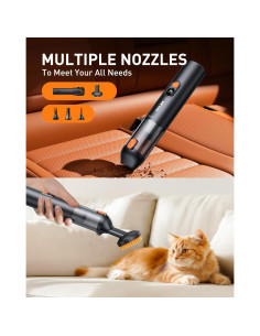 Aspiradora de Coche OXILAM VC030 Inalámbrica 14000Pa 2 en 1 2