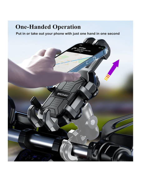 Soporte para Teléfono BRCOVAN Ajustable Antivibración