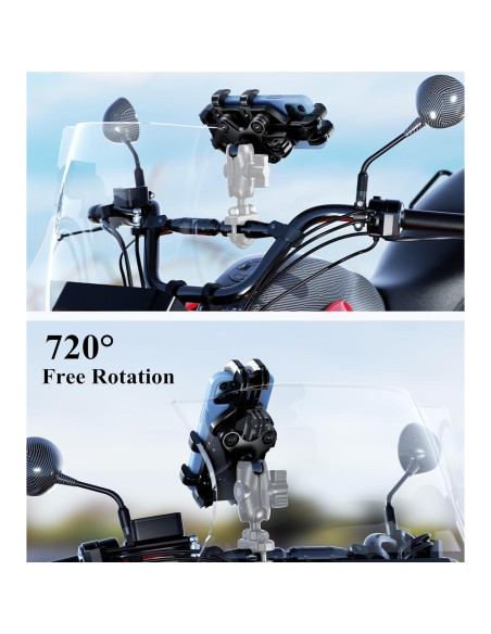 Soporte para Teléfono BRCOVAN Ajustable Antivibración