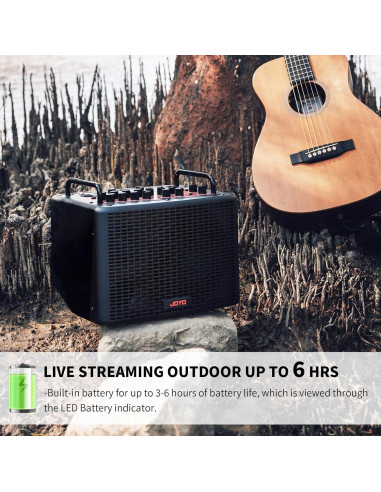 Amplificador Acústico JOYO BSK-40 40W Bluetooth y Efectos