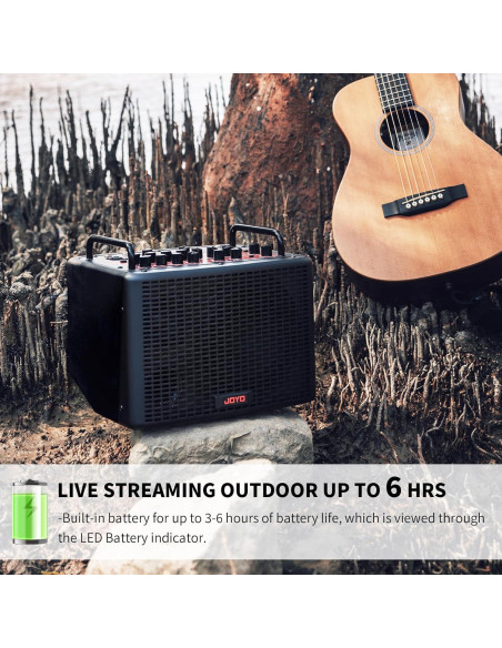 Amplificador Acústico JOYO BSK-40 40W Bluetooth y Efectos