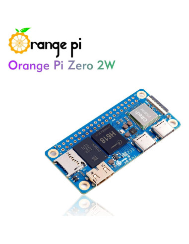 Orange Pi Zero 2W 2GB Quad Core 1.5GHz WiFi 5.0 Bluetooth 5.0