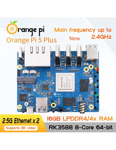 Computadora de Placa Única Orange Pi 5 Plus 16GB+256GB