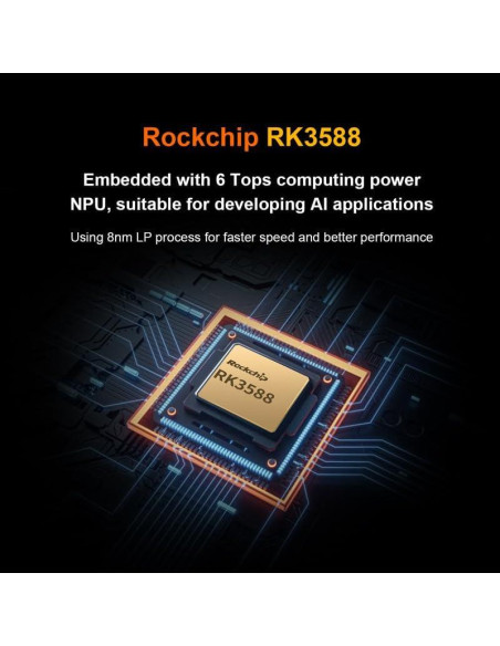 Computadora de Placa Única Orange Pi 5 Plus 16GB+256GB