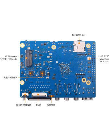 Computadora de Placa Única Orange Pi 5 Plus 16GB+256GB