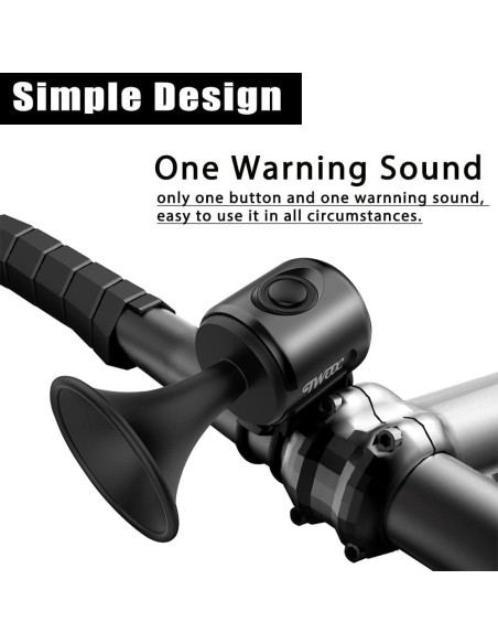 Timbre Eléctrico de Bicicleta LESOVI EH-2 120dB Impermeable