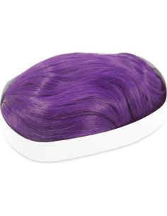 Peluca rizada 80 cm EmaxDesign con gorra y peine púrpura 2