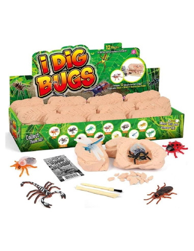 Kit de Excavación TRADE Big Bug - 12 Insectos Reales