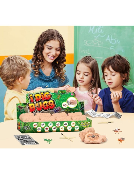 Kit de Excavación TRADE Big Bug - 12 Insectos Reales