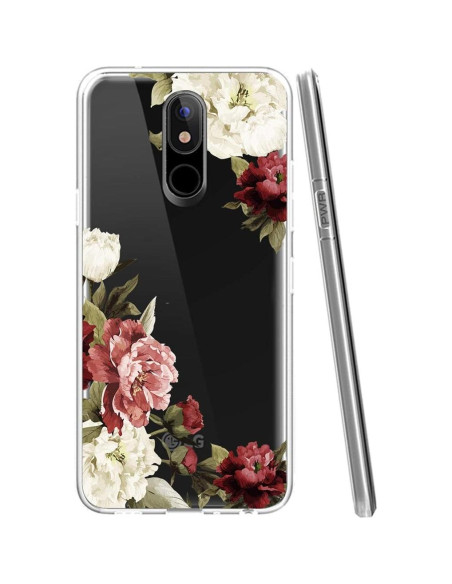 Funda Transparente TPU para LG Prime 2 / Aristo 4 Plus - Flor de Floración Funda Transparente TPU para LG Prime 2 / Aristo 4 Plus - Flor de Floración