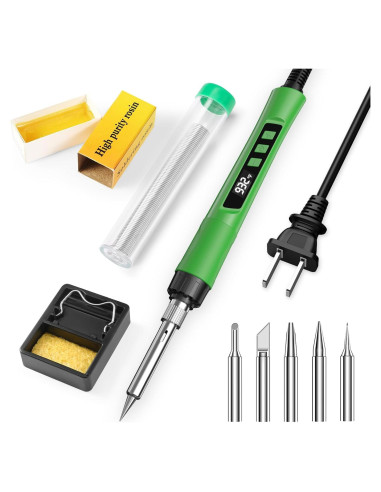 Kit de Soldador Crtsweker 190W LED Temperatura Ajustable