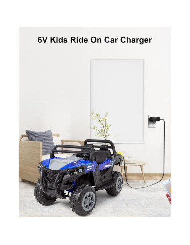 Cargador de coche VHBW 6V para juguetes infantiles