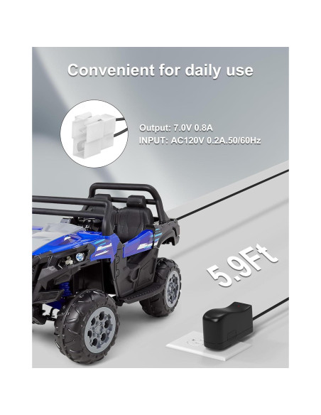 Cargador de coche VHBW 6V para juguetes infantiles