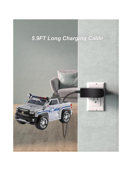 Cargador de coche VHBW 6V para juguetes infantiles