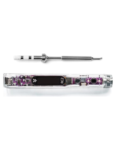 HGLRC Soldador RC2 65W 24V Portátil con Pantalla OLED