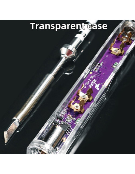 HGLRC Soldador RC2 65W 24V Portátil con Pantalla OLED