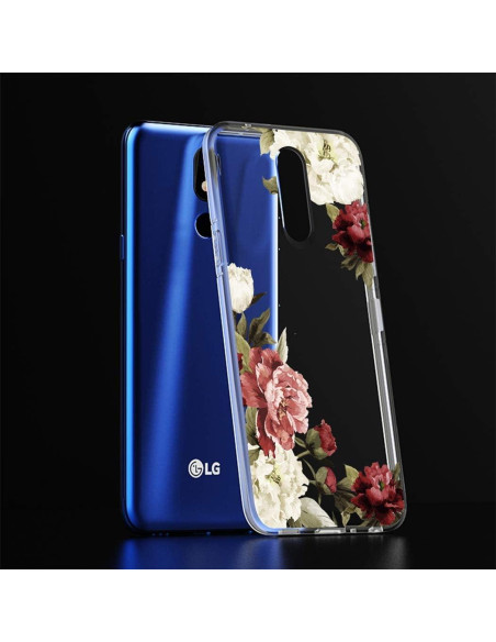Funda Transparente TPU para LG Prime 2 / Aristo 4 Plus - Flor de Floración Funda Transparente TPU para LG Prime 2 / Aristo 4 Plus - Flor de Floración