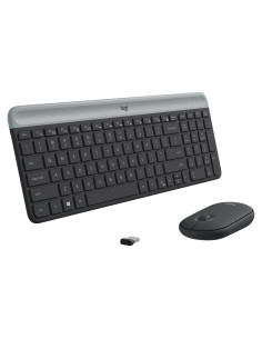 Combo Inalámbrico Teclado y Ratón Logitech MK470 Grafito