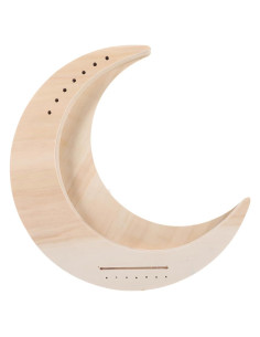 Arpa de Lira Vaguelly de Madera 7 Cuerdas DIY Forma Luna