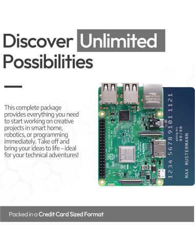 Kit de inicio Raspberry Pi 3 B db-tronic 1GB RAM + Accesorios