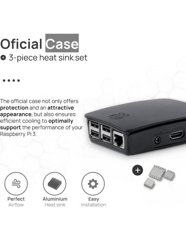 Kit de inicio Raspberry Pi 3 B db-tronic 1GB RAM + Accesorios