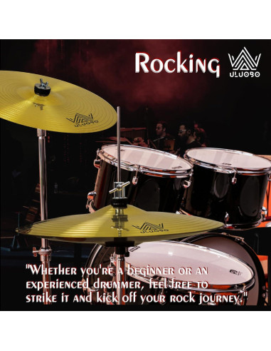 Set de Platillos de Batería ULUOBO 6 Piezas 10-20 cm