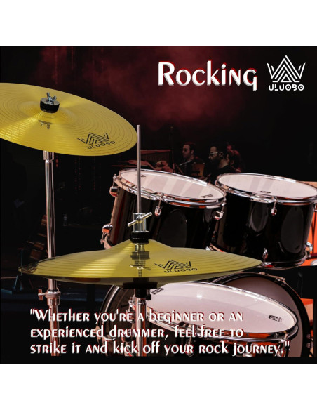 Set de Platillos de Batería ULUOBO 6 Piezas 10-20 cm