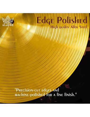 Set de Platillos de Batería ULUOBO 6 Piezas 10-20 cm