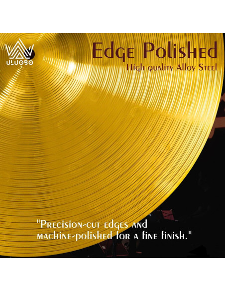 Set de Platillos de Batería ULUOBO 6 Piezas 10-20 cm