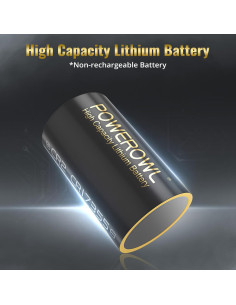 Batería de Litio POWEROWL CR2 3V - Paquete de 6 Unidades 2