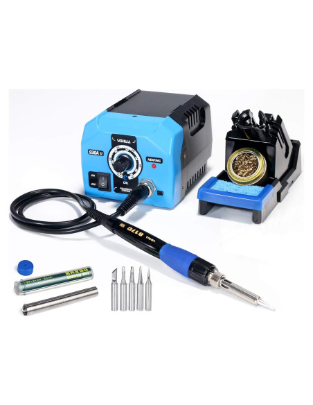 Estación de Soldadura YIHUA 936A II 65W con Luz y Puntas