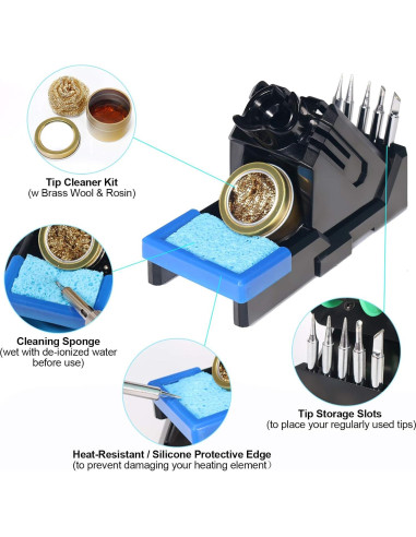 Estación de Soldadura YIHUA 936A II 65W con Luz y Puntas