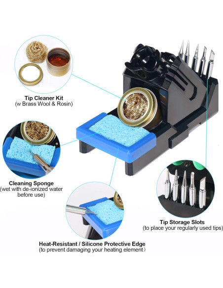 Estación de Soldadura YIHUA 936A II 65W con Luz y Puntas