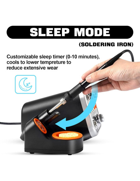 Estación de Aire Caliente M-T 2 en 1 760W LED 100-500C