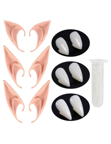 Colmillos de Vampiro y Orejas de Elfo ENlink para Halloween