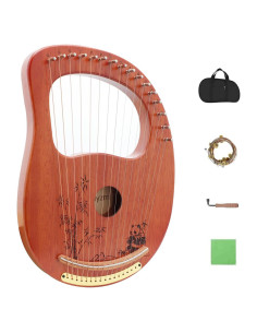 Arpa de Lira Rayzm 16 Cuerdas de Caoba para Principiantes